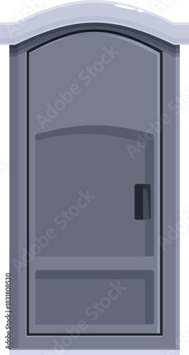 Portable toilet cabin providing necessary sanitation facilities at outdoor events and construction sites