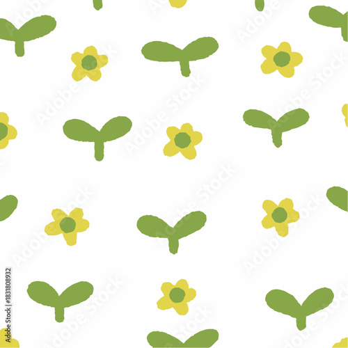 clip art cute watercolor illustration of children hand drawn doodles and sketch, daycare and nursery wallpaper