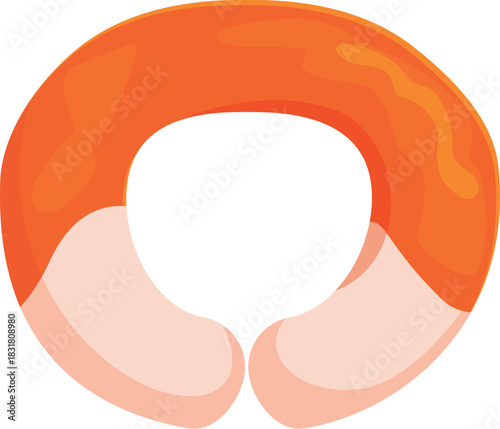 Soft travel neck pillow ensuring comfortable support for head and neck, promoting relaxation during travel