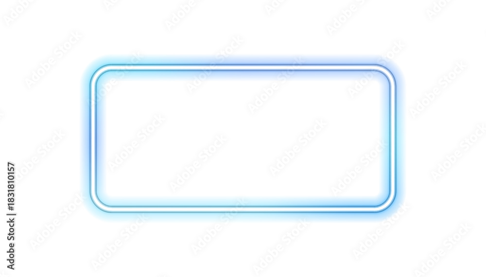 Fototapeta premium Abstract neon border with purple and pink gradient lights. Center is transparent for creative use. Great for posters, flyers, or social media visuals. Png. Vector illustration.