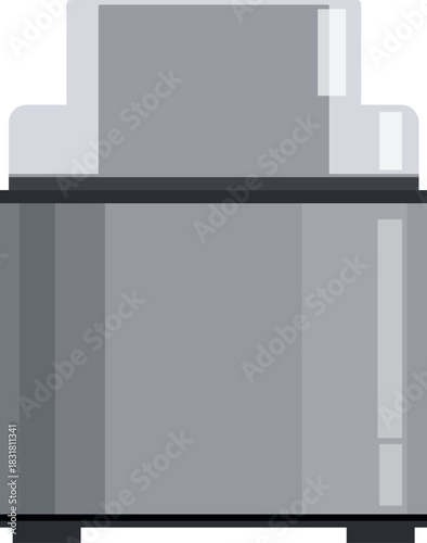 Food processor with a transparent lid, isolating ingredients while preparing a recipe