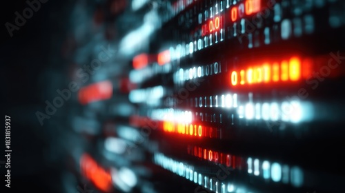 Wallpaper Mural Binary code background Torontodigital.ca