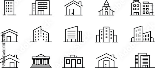 Writing, Drawing, and Calligraphy Tools Line Icons Set: Featuring Quill Pen, Pencil, Eraser, Pen, and Hand Drawing with Stylus Vector Illustration