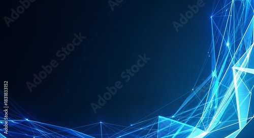 Blue minimalist abstract gradient background
