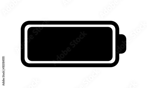 Dead battery icon alerts users to low power, indicating charge is critically low