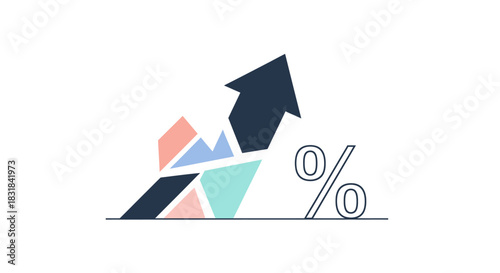 Financial Growth and Percentage Increase.