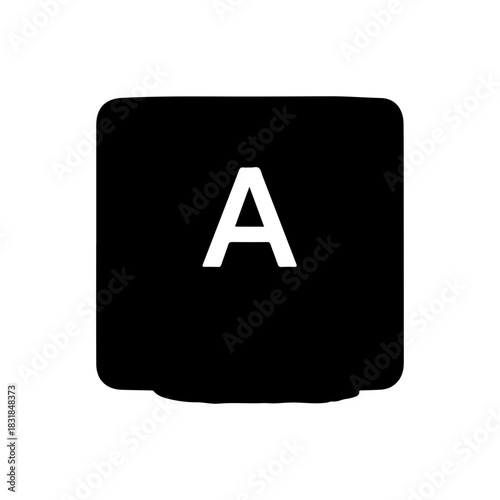 Letter A icon for modern logo design and branding needs