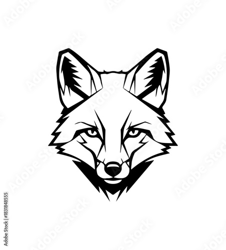 Elegant fox head logo design, modern and professional look