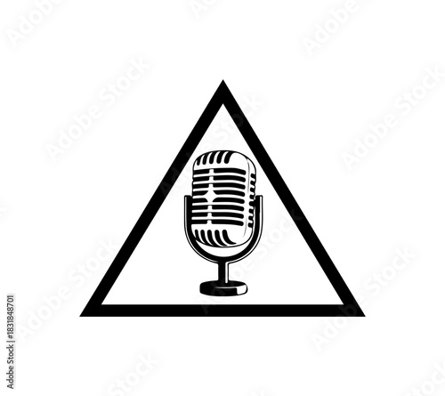 Microphone Recording Warning Icon