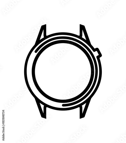Watch Case Outline Icon