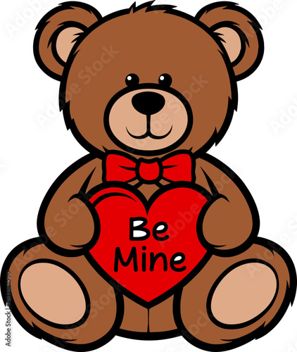Valentine Bear Svg,Bear With A Heart Svg,Valentine Teddy Bear Svg,