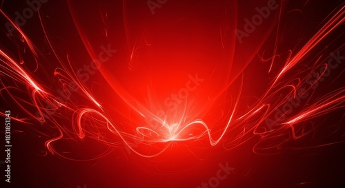 Red minimalist abstract gradient background