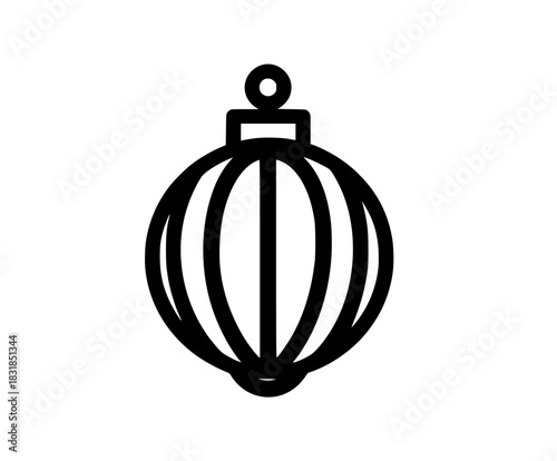 Mystical Christmas Ornament | Clean, isolated vector art for creative projects.