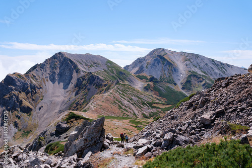 日本の山岳風景