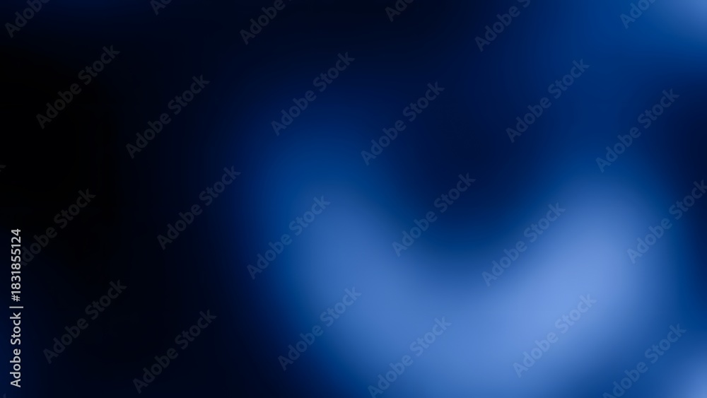 Obraz premium Abstract blue gradient background with dark corner for modern design elements
