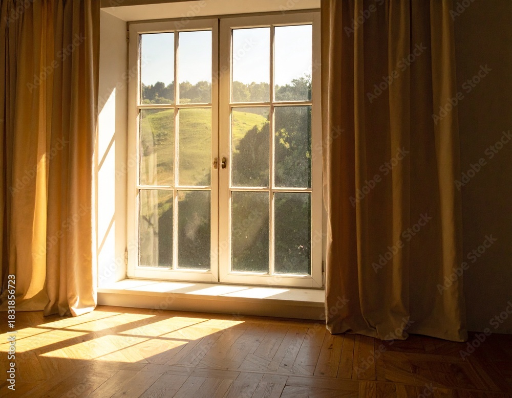 Obraz premium empty room with window