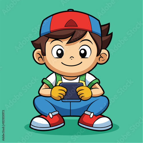 boy with baseball bat