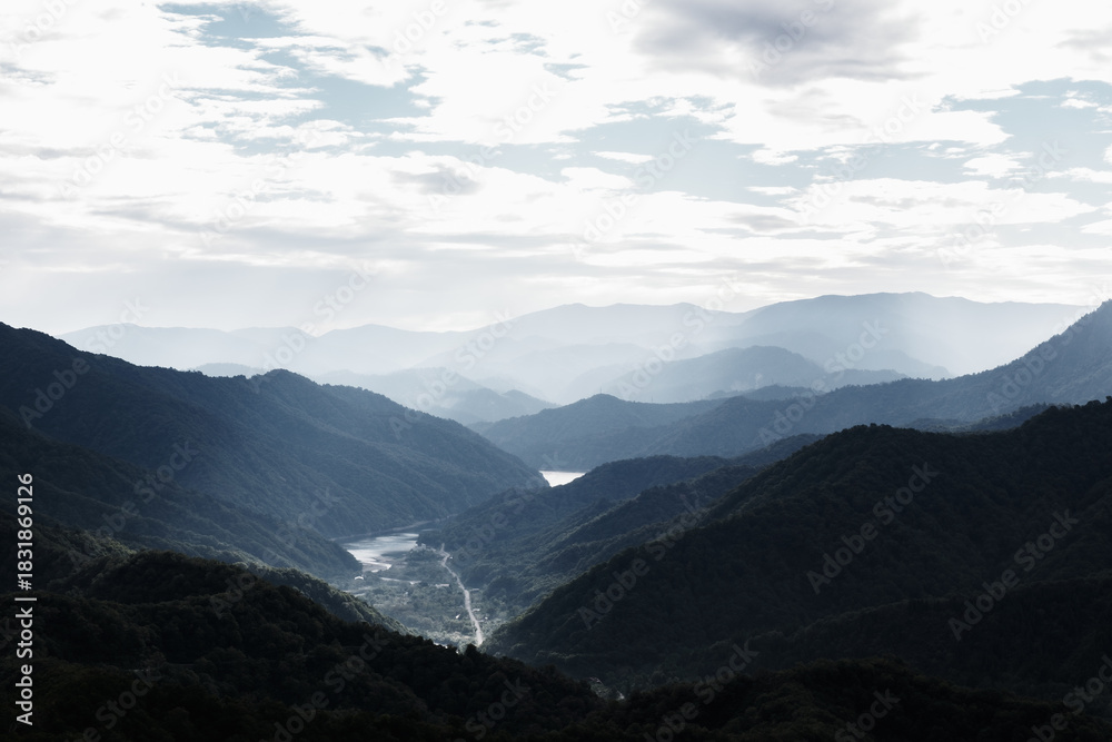 Obraz premium 日本の山岳風景