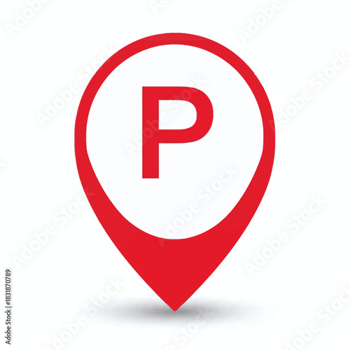 Parking Location Pin Icon, map pointer icons Free Download Parking Location Pin Icon, map pointer icons - GFXLoad