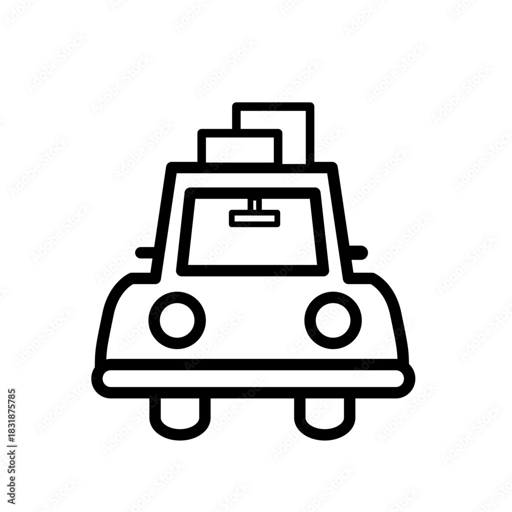 Naklejka premium Lieferwagen