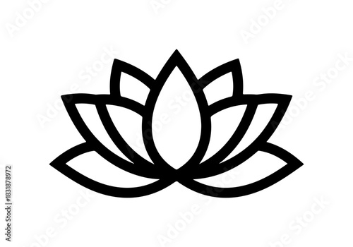 Elegant lotus flower symbol for purity, love, and spiritual awakening