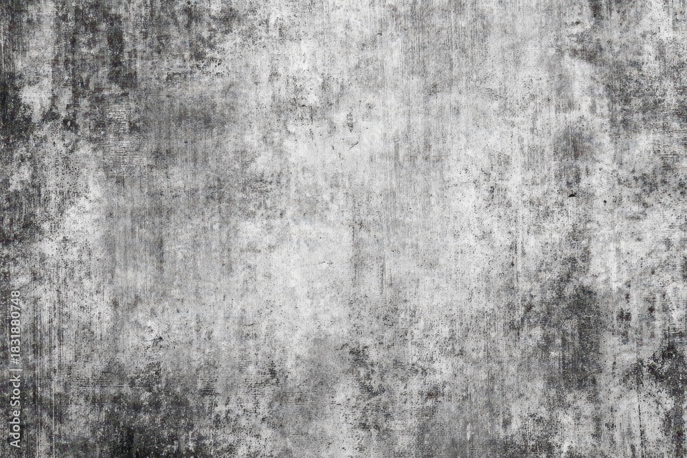 Fototapeta premium Aged Grunge Gray Texture. Close-Up of Vintage Concrete Surface with Monochrome Appeal