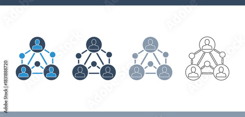 People Network Connection Icon