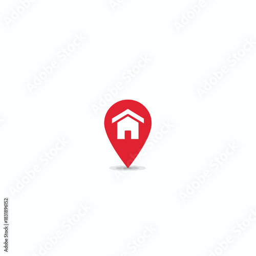 Hotel Location Pin Icon, map pointer icons
