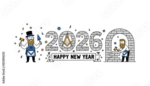 Masons celebrate 2026 New Year building tradition and progress