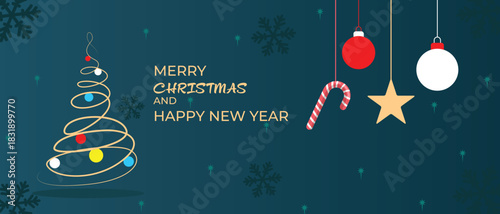 We wish You Happy New Year 2026. Modern design shining light typography sparkle fireworks, vector illustration. Winter holiday geometric decorations, modern poster flyer