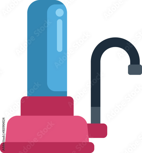 This water purifier is providing clean and safe drinking water through its convenient faucet