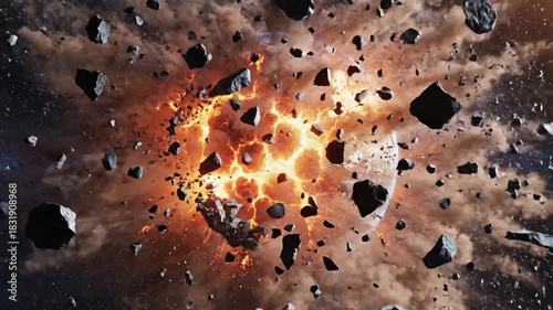 Visual Progression of Earth?s Destruction from Natural Disasters to Cosmic