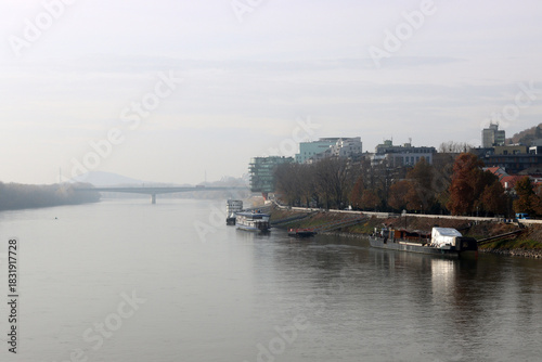 Photography View of the city of Bratislava, Slovakia, Europe
