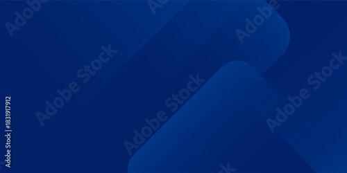 Abstract blue background with glowing geometric lines. Modern blue gradient square shape design. Futuristic technology concept. Suit for brochure, corporate, poster, banner, cover modern. eps 10