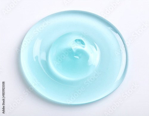 化粧品のクリーム　ブルージェル　テクスチャサンプル　美容　スキンケア商品