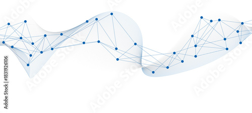 Abstract tech network connection dots. Digital technology and big data analysis background christmas tree made of stars	 abstract music background