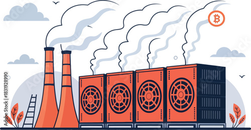 Mining rigs overheating with energy waste causing problems