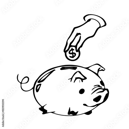 Sparschwein Dollar