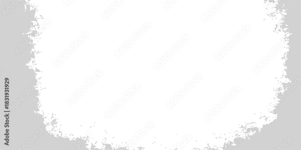 Fototapeta premium Abstract grunge frame border design vector with dirty black ink texture illustration