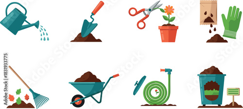 Gardening Tools and Supplies Collection