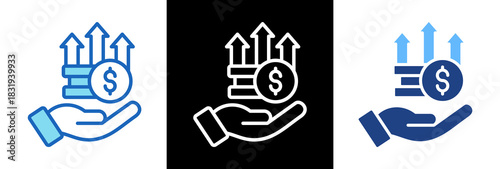 Income Support line color icon