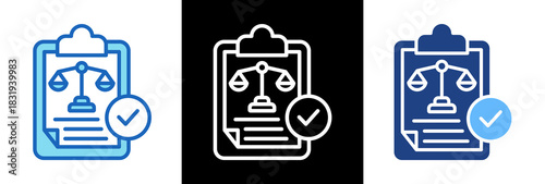 Regulation line color icon