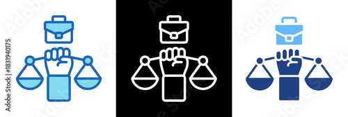 Equal Opportunity line color icon