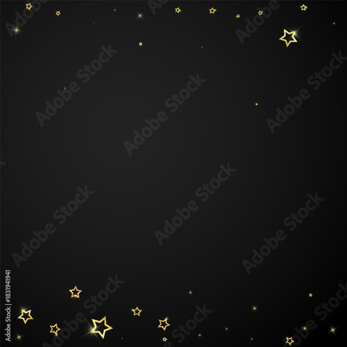 Starry night fairy tale background.