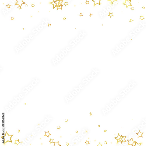 Starry night fairy tale background.