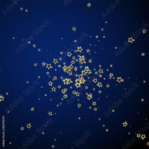 Starry night fairy tale background.