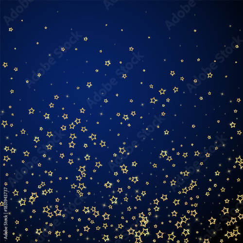 Starry night fairy tale background.
