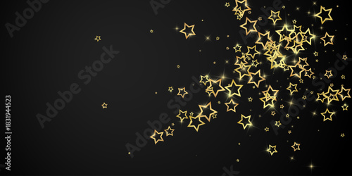 Twinkle stars scattered around randomly, flying,