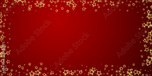 Christmas stars vector overlay.