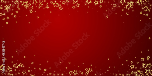 Christmas stars vector overlay.